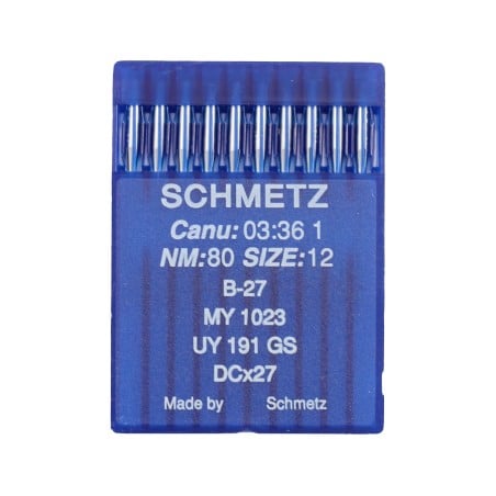 Schmetz Industrial overlock machine needles B 27,81x1, DCx21 SIZE-80/12